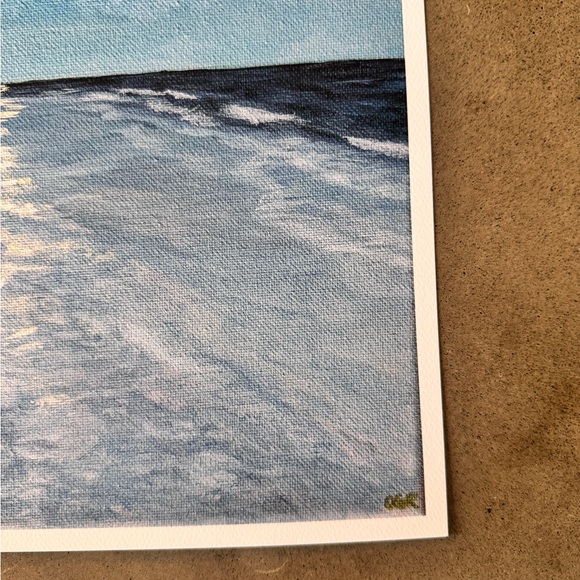 Moon over Miramar Beach Art Print 8x10” Destin Florida FL - Picture 3 of 3